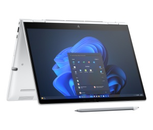 Laptop HP EliteBook 8 Flip G1i, 13.3 inch WUXGA TOUCH (1920x1200) Anti Glare Sure View, Image Recognition 500 nits, Intel Core Ultra 7-255U 12-Core (2.0GHz, up to 5.2GHz, 12MB)- 12 TOPS, video integrat Intel Graphics, RAM 32GB LPDDR5X 7500 MHz, SSD 1TB