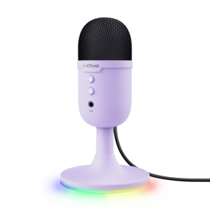 Microfon Trust cu fir GXT 234P Yunix, frecventa raspuns 100 Hz - 16.000 Hz, cardioid, senzitivitae 32 dB, violet - Img 5
