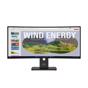 Monitor Commercial Lenovo ThinkVision T34WD-40, 34", 3440 x 1440 pixeli, Black, 3 ani Garantie