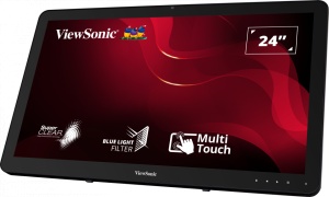 Monitor Consumer ViewSonic TD2430, 24", 1920 x 1080 pixeli, Touchscreen, Black, 3 ani Garantie - Img 3