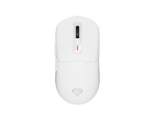 Mouse gaming wireless Gensesis Zircon 660 PRO, senzor optic Pixart PAW3395, interfata USB, rezolutie maxima 26000 DPI, numar butoane 6, iluminare RGB, switch mecanic Kailh 8.0, alb