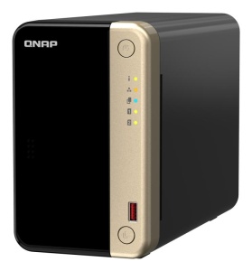 NAS QNAP 264 2-Bay, CPU Intel Celeron N5105/N5095 4-core/4-thread Processor, RAM 8 GB DDR4 (onboard, not expandable), HDD 2 x 2.5"/3.5" SATA 6Gbps + 2 x M.2 2280 PCIe Gen 3 x1 SSD slots (neincluse), LAN: 2 x 2.5GbE (optional 10GbE expansion via a PCIe - Img 5