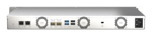 NAS QNAP 435XeU 4-Bay, CPU Marvell 64-bit Octeon TX2 CN9130 / CN9131 quad-core 2.2 GHz, RAM 4GB DDR4 SODIMM (1 slot, max. 32GB), HDD 4 x 2.5"/3.5" SATA 6Gbps + 2 x M.2 2280 NVMe PCIe Gen3 SSD slots (neincluse), LAN: 2 x 2.5GbE 2 x 10GbE SFP+, USB3.2 - Img 6