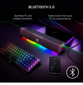 Razer Leviathan V2 X TECHNICAL SPECIFICATIONS FREQUENCY RESPONSE 85 Hz – 20 kHz INPUT POWER Type C with Power Delivery DRIVER SIZE - DIAMETERS (MM) Full range racetrack drivers: 2 x 2.0 x 4.0"/ 2 x 48 x 95 mm Passive Radiator: 2 x 2.0 x 4.1" / 2 x - Img 4