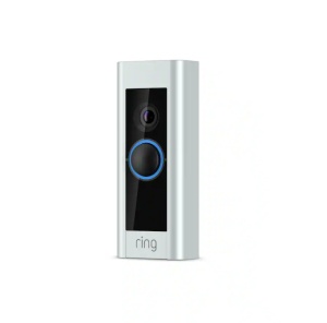 Sonerie inteligentă Ring, Alexa, video HD, microfon și difuzor integrate, Argintie, cu fir