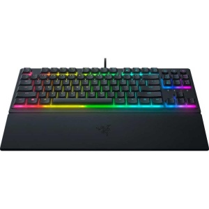 Tastatura gaming mecanica Razer Ornata V3 Tenkeyless, razer Mecha- Membrane Switches, iluminare Chroma RGB, US layout, material taste ABS cu gravare laser si acoperire UV, negru - Img 2