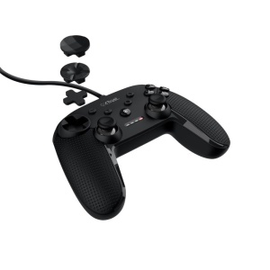 Trust GXT 541 Muta Wired controller pentru PC Features Mobile phone mount no Software no Control Controls 8-way, directional pad, A, B, X, L1, L2, L3, R1, R2, R3, select, start Number of buttons 15 Shoulder buttons yes Programmable buttons no - Img 5