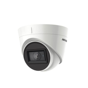 Camera supraveghere Hikvision Turbo HD turret DS-2CE78D0T-IT3FS(2.8mm), 2 MP, microfon audio incorporat, senzor: 2 MP CMOS, rezolutie: 1920 × 1080@30fps, iluminare: 0.01 Lux@(F1.2, AGC ON), 0 Lux cu IR, lentila: 2.8mm, distanta IR: 40m, Smart IR, Digital