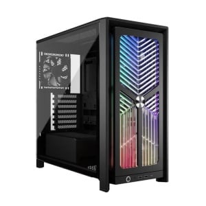 Carcasa Corsair 4000X RS, RGB, Mid Tower, Black