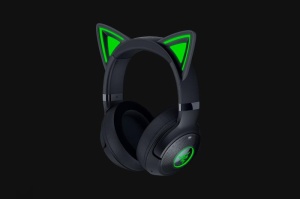 Casti Razer Kraken Kitty V2 Bluetooth 5.2Quartz Edition, interfata USB- A, sensibilitate 92.5 dB SPL / mW @ 1kHz si sensibilitate microfon 42 dBV /Pa, negru