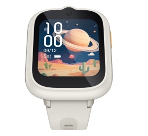Ceas SmartWatch pentru copii TCL MOVETIME Kids Watch MT48, 1.68", 4G, GPS, IP68 2ATM, Camera 2MP, Lunar Cream - Img 6