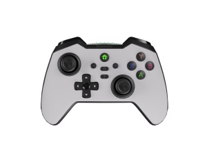 Controller wireless Genesis Mangan 400, tip Analog/Digital, interfata USB, bluetooth, numar butoane 19, lungime cablu 200 cm, acumulator 000 mAh, compatibilitate Android, iOS, MAC, Windows 10,11,7,8, alb