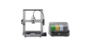 CREALITY HI COMBO 3D PRINTER, Tehnologie FDM, Volum printare: 260 × 260 × 300 mm, dimensiuni imprimanta: 409 × 392 × 477 mm, Touchscreen 3.2", Camera video pentru monitorizare, Senzor filament, Viteza printare: 300mm/s standard, 500mm/s max, Acuratete: - Img 5