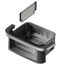 FRITEUZA DUBLA CU AER CALD HEINNER AirBake Revolution HAF-C10DB22GREY - Img 4