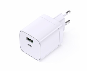 Incarcator USB Ieșire USB-C: USB-C: 5V/3A, 9V/3A, 12V/3A, 15V/3A, 20V/2,25A (45W) PPS: 3,3-11V/4,05A (45W) USB-A: 5V/3A, 9V/2A, 12V/1,5A (18W) USB-C+USB-A: 30W+12W=42W max. Tensiune de intrare: 100-240VAC, 50/60Hz Protecție la supratensiune și - Img 4