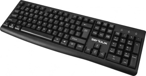 Kit Serioux cu fir, Tastatura: interfata USB, 104 taste, material ABS, US layout, lungime cablu 1.5m PVC, dimensiuni 440*159*25mm, negru, Mouse: interfata USB, 4 butoane, polling rate 125 Hz, rezolutie DPI 1000, lungime cablu 1.5m PVC, dimensiuni - Img 5