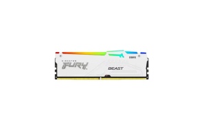 Memorie RAM Kingston DDR5 64GB 6000Mhz CL36 1.35V Dual Channel Kit Fury Beast White RGB EXPO  - Img 2