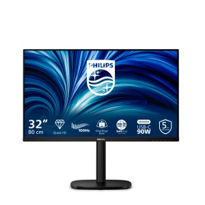 Monitor Philips 31.5" 32B2U3601/00, Diagonal (inch): 31.5, Diagonal (cm): 80, Aspect ratio: 16:9, Panel: IPS, Resolution: 2560x1440, Refresh Rate: 100Hz, Response time GtG: 4ms, Brightness (max): 350 cd/m², Contrast (static) : 1000:1, Contrast (dynamic):