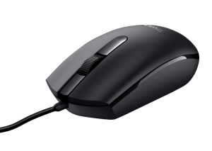 Mouse Trust Basi, cu fir, negru - Img 2