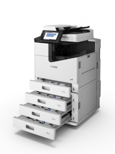 Multifunctional inkjet color Epson WF-C20750 D4TW, dimensiune A3 (Printare, Copiere, Scanare, Fax), duplex, viteza 75ppm alb-negru, 75ppm color, rezolutie 600 X 2400 dpi, limbaj de printare: PCL5c, PCL6, PostScript 3, PDF 1.7, ESC/P, ESC/P-R, PCL5e,