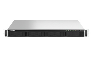 NAS QNAP 464U 4-Bay, CPU Intel Celeron N5105/N5095 4-core/4-thread Processor, RAM 8GB RAM onboard (not expandable), 2.5"/3.5" SATA 6Gbps HDD (neincluse), LAN: 2 x 2.5GbE (2.5G/1G/100M/10M), USB3.2 Gen1: 2, 1U, single PSU (not upgradeable to RP), garantie - Img 2