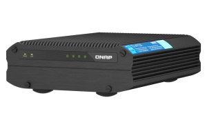 NAS QNAP I410X 4-Bay, CPU Intel® Atom® x6425E 4-core/4-thread Processor, RAM onboard 8GB (not expandable), 2.5" SATA SSD 6Gbps HDD (neincluse), LAN: 10 x 2.5GbE, Desktop, Adapter, garantie 3 ani - Img 4
