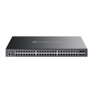 Omada 48-Port Gigabit and 4-Port 10GE SFP+ L2+ Managed Switch with 40- Port PoE+ & 8-Port PoE++ PORT: 40× Gigabit PoE+ Ports, 8×Gigabit PoE++ Ports (max 90W/port), 4× 10G SFP+ Slots, RJ45/Micro-USB Console Port SPEC: 802.3bt/at/af, 750 W PoE Power, 1U