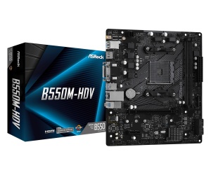 Placa de baza ASRock B550M-HDV, Socket AM4, DDR4, Micro-ATX - Img 2