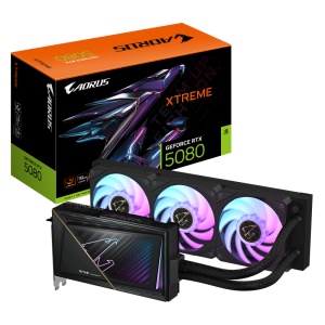 Placa video Gigabyte AORUS GEFORCE RTX 5080 XTREME WATERFORCE, 16GB GDDR7, PCI Express 5.0, 256-bit