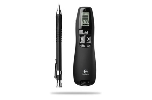 Presenter video Logitech R800 - Wireless, LCD timer, laser pointer