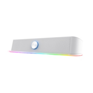 Soundbar Trust GXT 619W Thorne, putere maxima iesire 12W, freccventa raspuns 150 Hz - 20.000 Hz, impendata difuzor 4 Ohm, cu iluminare, alb - Img 5