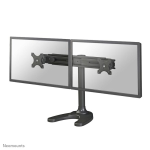 Suport dublu monitor de birou Neomounts FPMA-D700DD; pentru display-uri cu diagonale 19"-30", sistem de prindere VESA 75x75~100x100, greutate maxima suportata 8kg - per ecran, full motion, tilt +180°, swivel +180°, rotate +360°; inaltime reglabila manual - Img 5