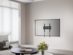 Suport perete TV Serioux 32-75" Fix 75kg Profil 24mm Material: Otel Finisarea suprafeței: vopsea electrostatica Dimensiune ecran: 32"-75" Compatibilitate VESA: 50x50, 75x75, 100x100, 100x150, 150x100, 100x200, 200x100, 150x150, 200x200, 200x300, 300x200, - Img 7