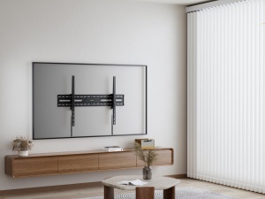 Suport perete TV Serioux 43-100" Tilt 75kg Profil 85mm Material: Otel Finisarea suprafeței: vopsea electrostatica Dimensiune ecran: 43"-100" Compatibilitate VESA: 75x75, 100x100, 100x150, 150x100, 100x200, 200x100, 150x150, 200x200, 200x300, 300x200, - Img 11