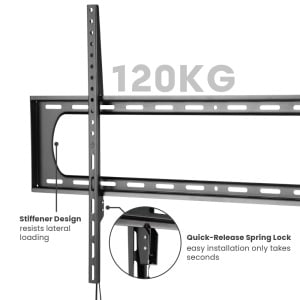 Suport TV Serioux TV TV7369F 60"-120", Tip: Fix, dimensiuni: 35x1005x625mm, compatibilitate dimensiune ecran: 60"-120", compatibilitate VESAx: 50x50, 75x75, 100x100, 100x150, 150x100, 100x200, 200x100, 150x150, 200x200, 200x300, 300x200, 200x400, - Img 5