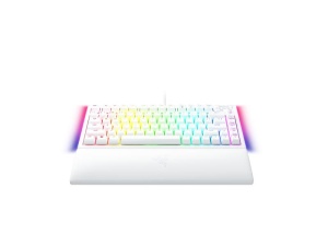 Tastatura mecanica gaming BlackWidow V4 75%, taste ABS, layout US, iluminare RGB, cu 6 butoane customizabile, suport pentru incheietura magnetic, alb - Img 6