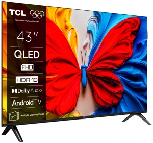 Televizor TCL QLED 43S51K, 108 cm, Smart Android TV, FHD - Img 2