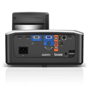 Videoproiector BenQ MH856UST+, FHD 1920* 1080, up to WUXGA 1920*1200, 16:9, 10.000:1, lampa 5.000 ore/ 12.000 ore ecomode, 2* D-sub, Composite Video in (RCA), 2* HDMI, LAN (RJ45), USB Type A, USB Type B service, USB Type Mini B-1(PointWrite), RS232 in - Img 2