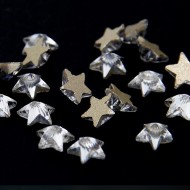 Decor Cristale Stars Silver - 10 bucati