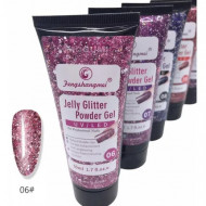 Jelly Glitter Powder Gel 30 ml - 06