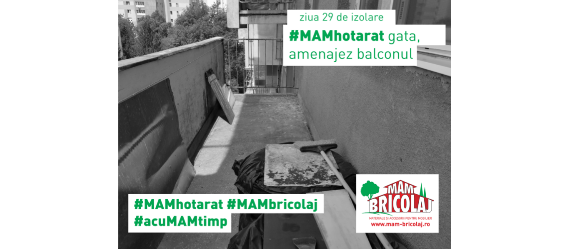 MAMhotarat sa-mi amenajez balconul – ce am nevoie?