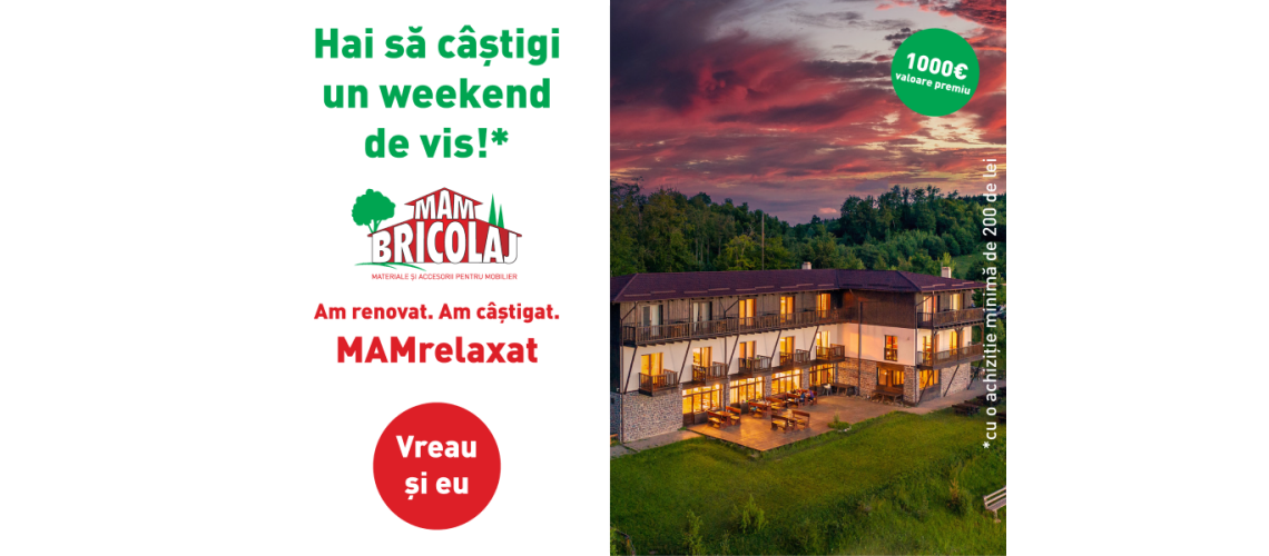 MAMBRICOLAJ te trimite în vacanță!