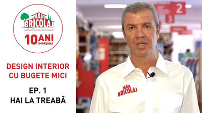 DESIGN INTERIOR CU BUGETE MICI - Episodul 1 "Hai la treaba!"