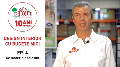 DESIGN INTERIOR CU BUGETE MICI - Episodul 4 "Ce materiale folosim?"