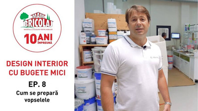 DESIGN INTERIOR CU BUGETE MICI - Episodul 8 "Cum se prepara vopselele"