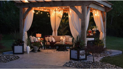 Corpuri de iluminat pentru gradina - sfaturi pentru o atmosfera cozy
