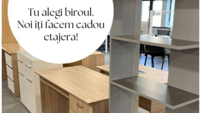Back to school! La MAM Bricolaj cumperi un birou și primești etajera cadou!
