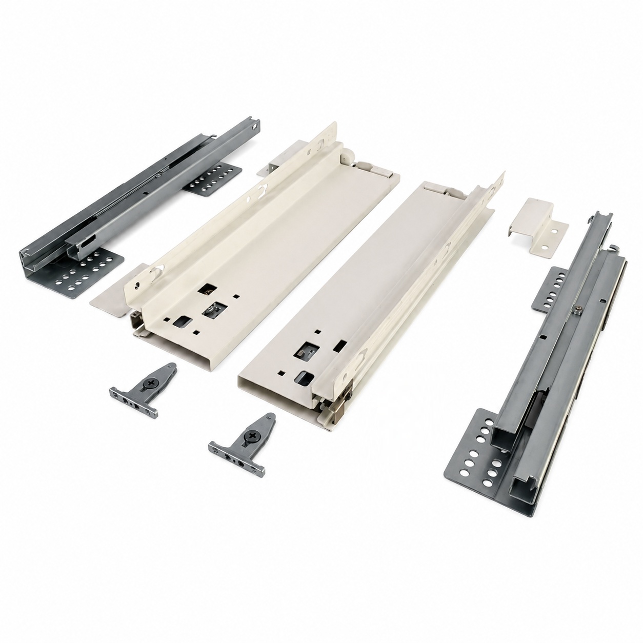 Sertar WAW 500 mm, inaltime M, extractie totala si amortizare