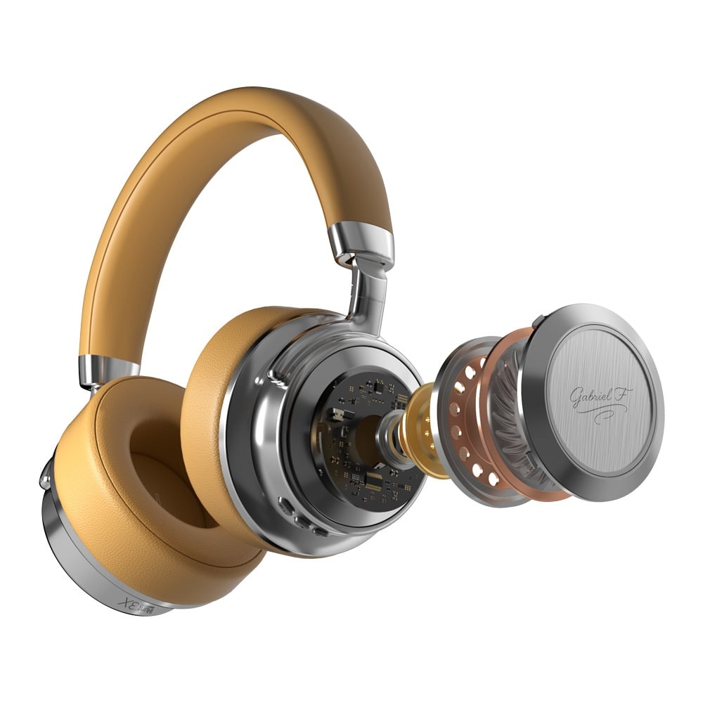 Casti Over the Ear, 3x by Gabriel F, wireless, anularea zgomotului