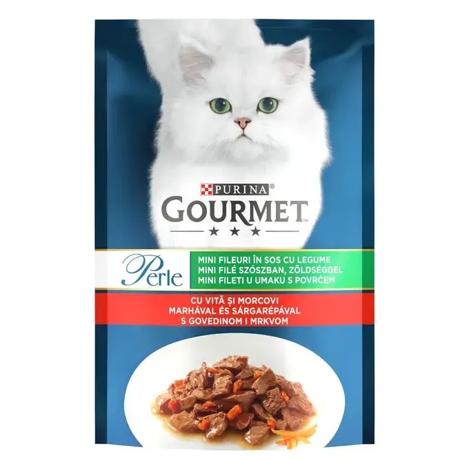 hrana-umeda-pentru-pisici-vita-si-morcovi-in-sos-gourmet-perle